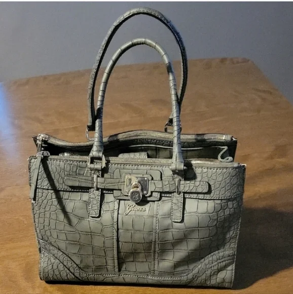 Embossed Guess Shoulder Bag - Picture 1 of 15